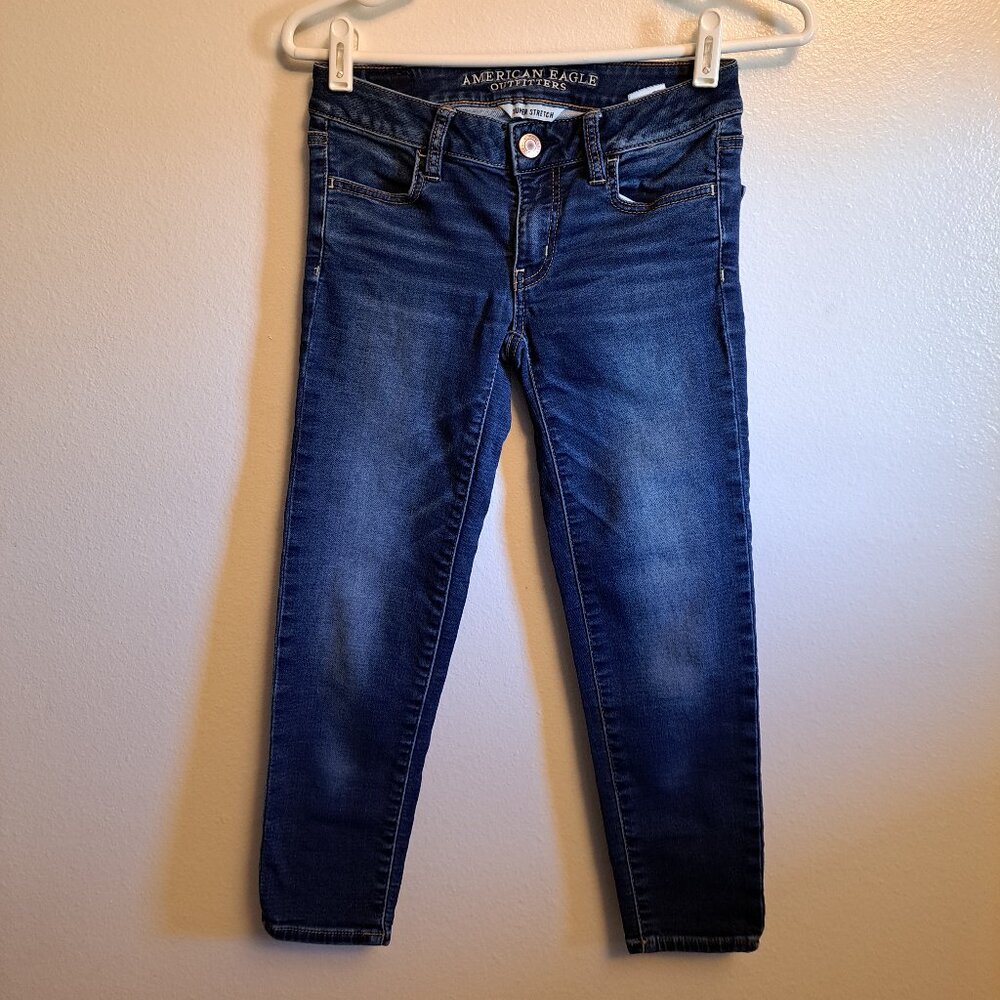 American Eagle Super Stretch Jegging Crop/Capri Jeans - Picture 3 of 9